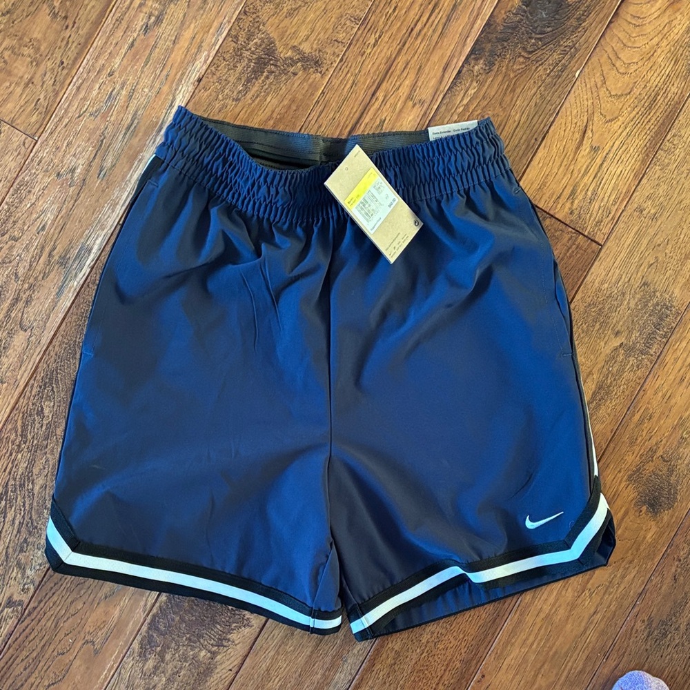 NWT Men’s Nike Dark Blue Sports Shorts with White Trim